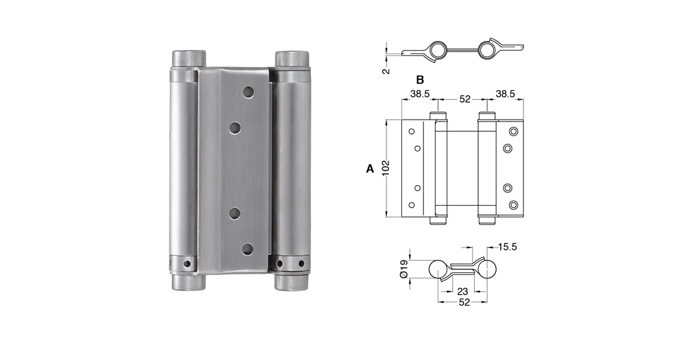4 Inch Stainless Steel Butterfly Hinge - echhardware